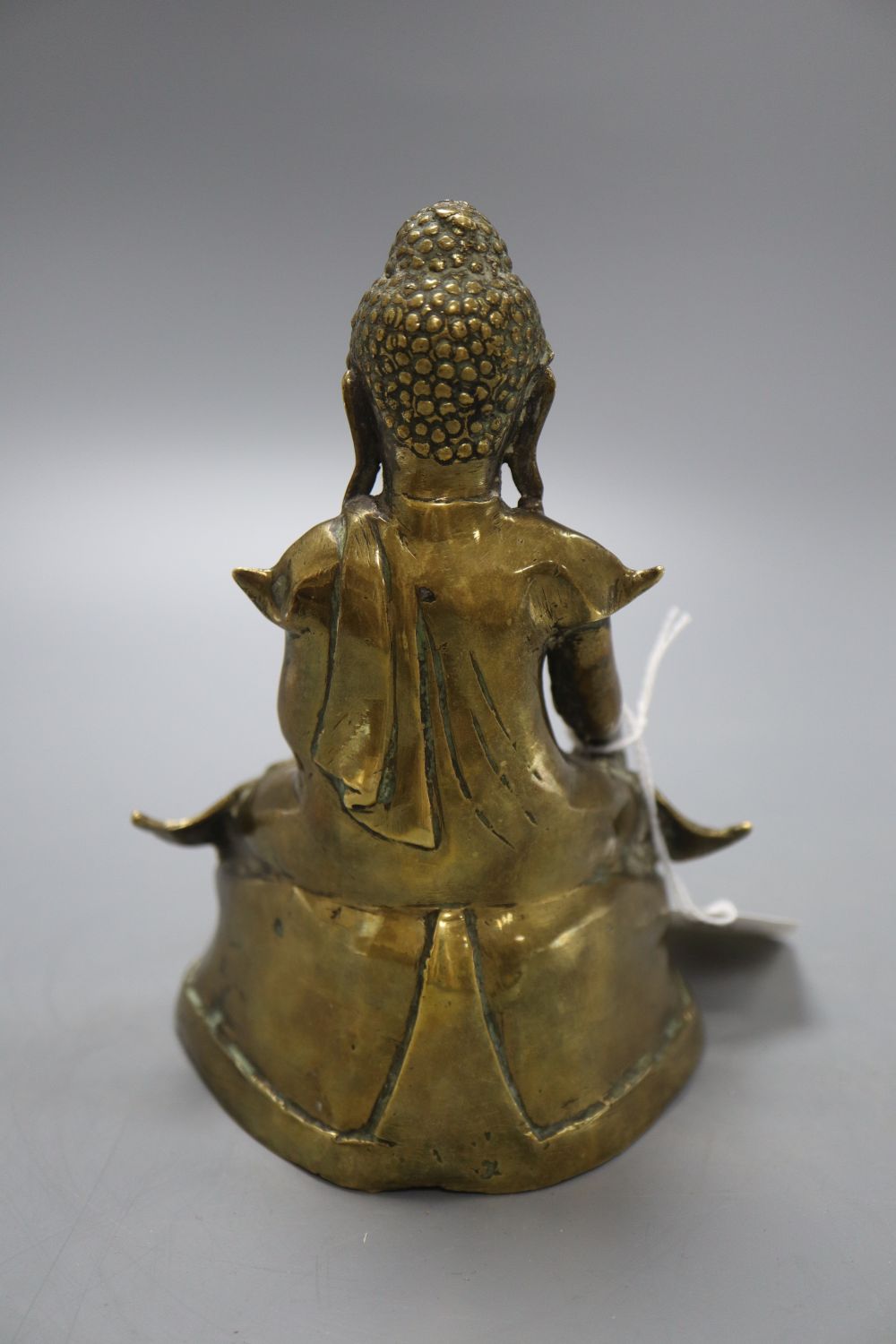 A South East Asian seated bronze of Buddha
